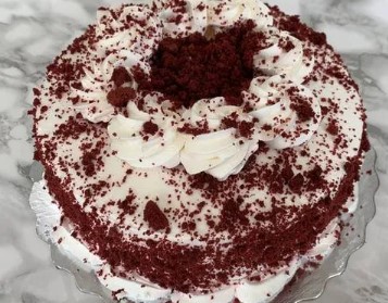 6 Inch Red valvet cake